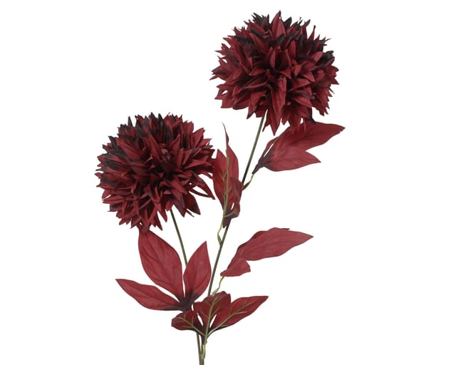 Everlands Weihnachtsdeko Chrysantheme 24 x 10 x 80 cm rot