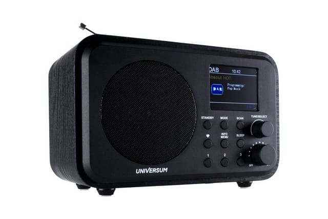 UNIVERSUM DAB+ Radio DR 300-20, Akku, Bluetooth, schwarz