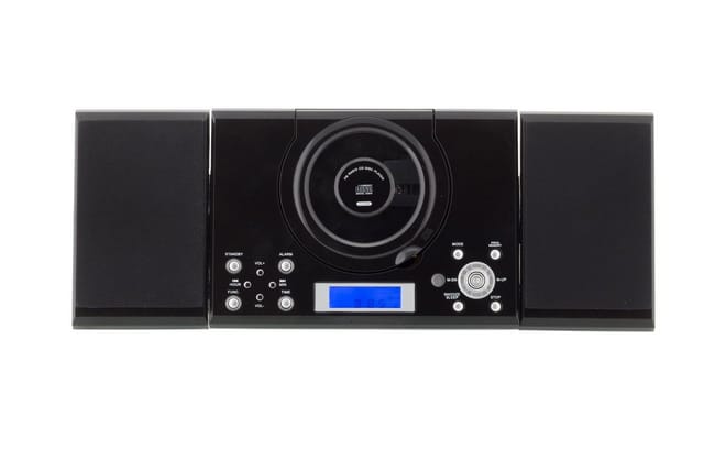 ROXX Stereoanlage MC 201, CD, Radio, schwarz