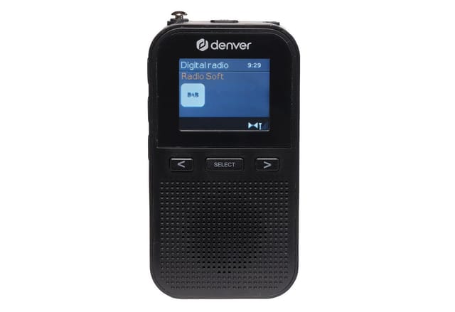 DENVER DAB+/FM-Radio DAH-126, schwarz