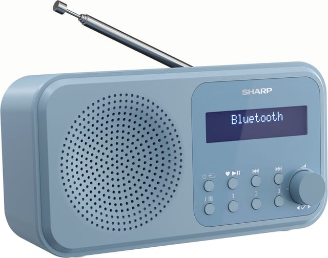 SHARP DAB+/FM Radio DR-P420, USB, Bluetooth, blau