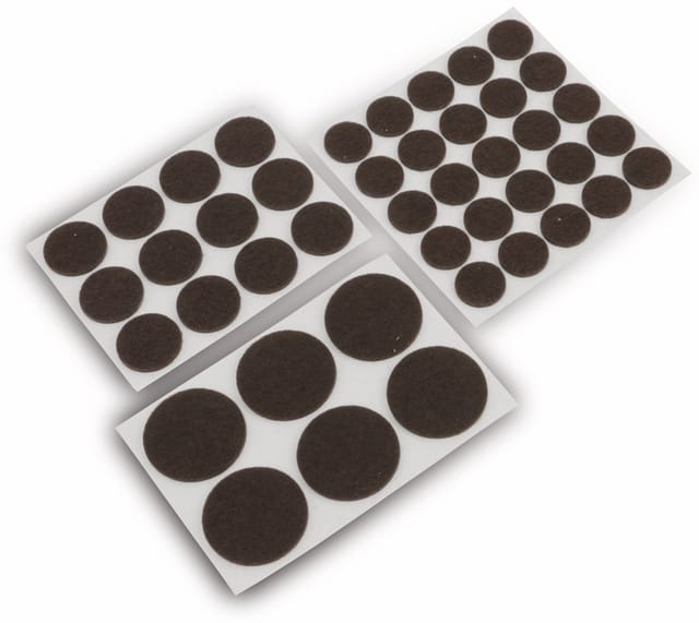 EUROTOOLS Filzgleiter-Set 338-JHHY, 43-teilig