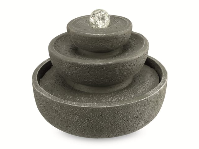 LED-Zimmerbrunnen, GT-RF-01, grau, B-Ware