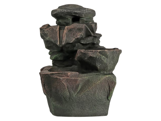 LED-Zimmerbrunnen, GT-RF-07, braun/grau, B-Ware