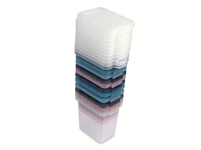 Aufbewahrungsboxen, 11 Stück, 5x100 ml, 5x 200 ml, 1x 400 ml