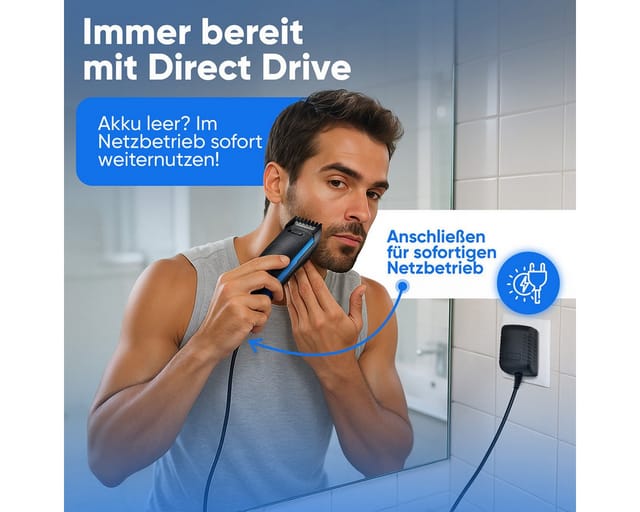 PROFI CARE Haar- und Bartschneide-Set PC-HSM/R 3052 NE, Akku