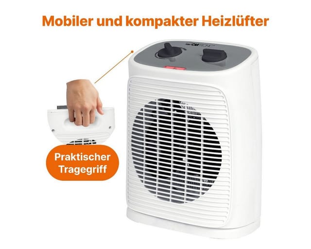 CLATRONIC Heizlüfter HL 3800, 2000 W, weiß
