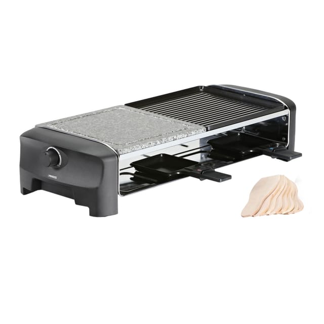 PRINCESS Raclette Grill 162820, Stone & Grill, 8 Personen, 1300 W
