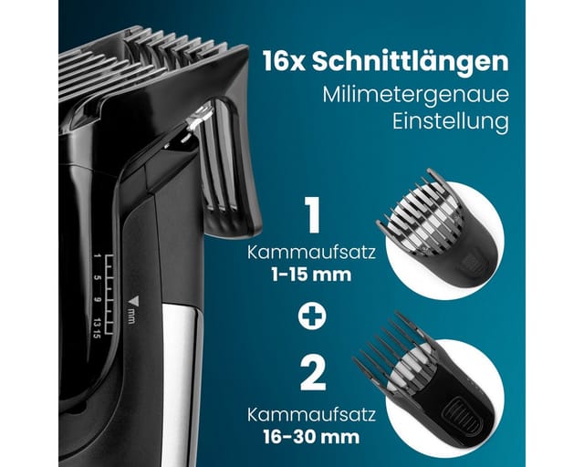 CLATRONIC Haar- und Bartschneidemaschine HSM/R 3827, 2 in 1