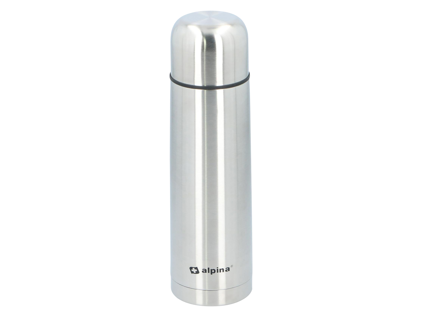 ALPINA Thermoskanne - Isolierkanne, Edelstahl, Doppelwand, mit Becher, 750ml