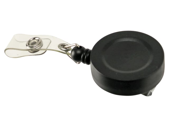 Kartenhalter JoJo, schwarz, mit Gürtelclip