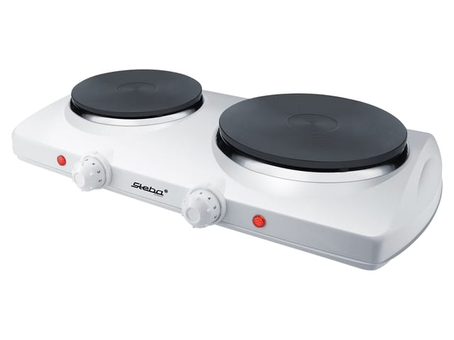 STEBA Doppel-Kochplatte KF 150, Kochfläche Ø19 cm und Ø16 cm, 2300W
