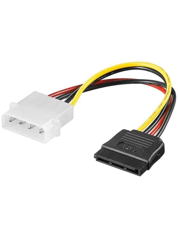 SATA-Stromversorgungsadapter, 5,25"-Stecker auf SATA-Stecker
