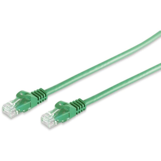 S-IMPULS Keystone RJ45 Patchkabel CAT 7 Rohkabel U/UTP, grün, 20 m