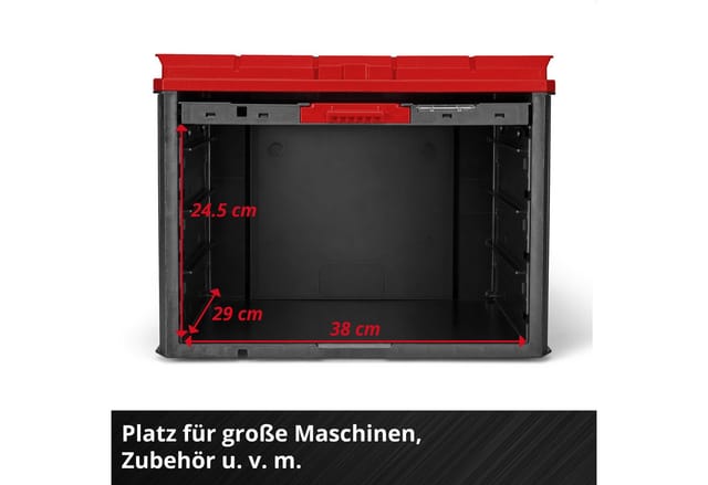 Einhell Werkzeugkoffer 'E-Case FlipFront' 44 x 33,3 x 32 cm