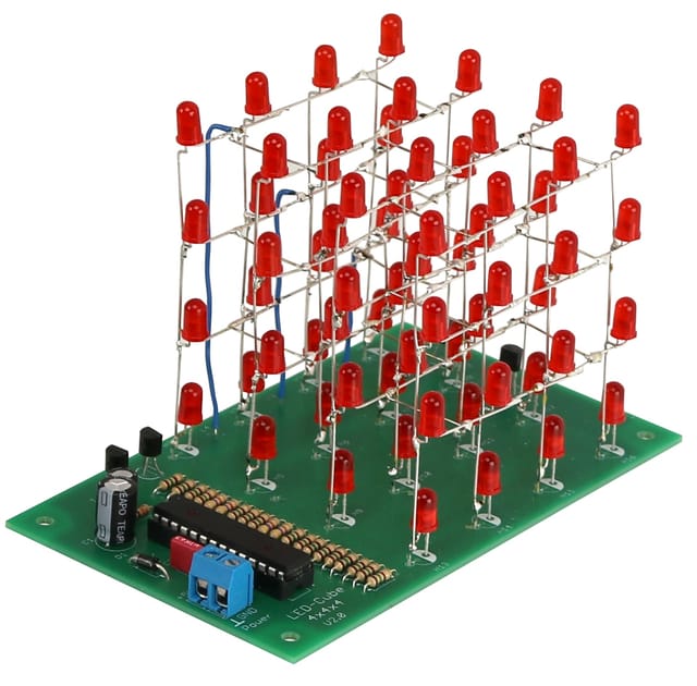 Bausatz LED-Cube 4x4x4, V2.0