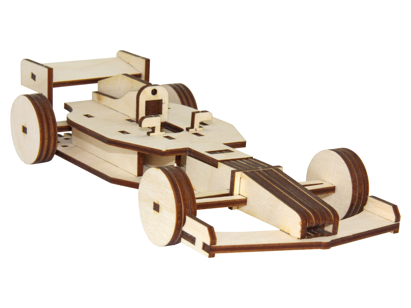 SOL-EXPERT 3D Holz Puzzle Rennwagen