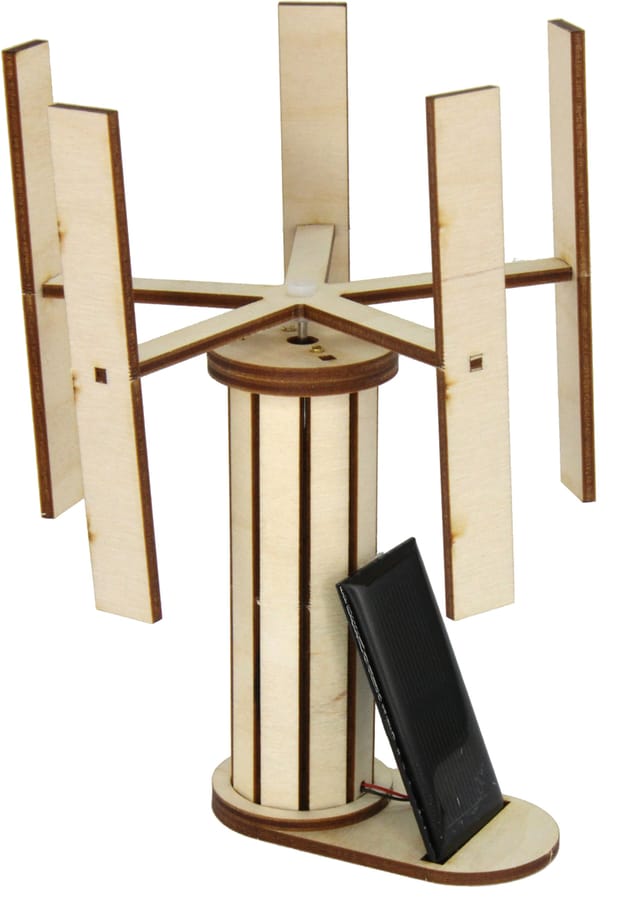 SOL-EXPERT Windgenerator-Solarbausatz Savonius