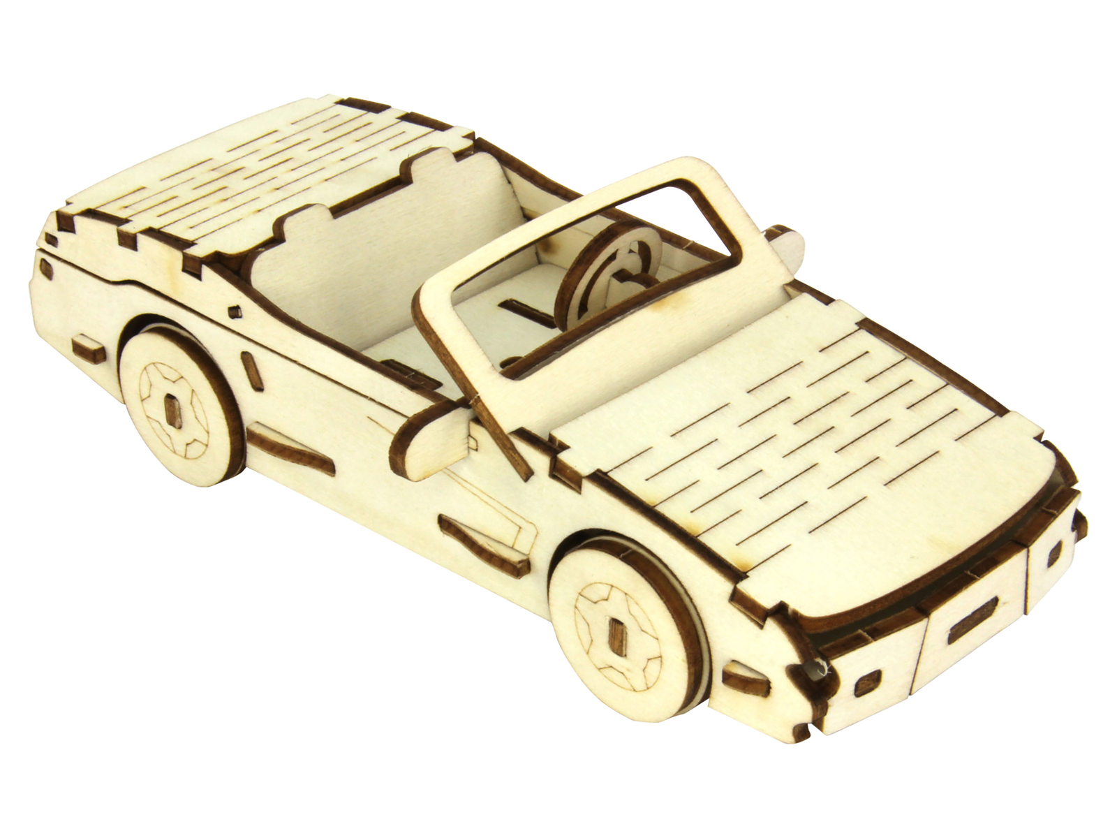 SOL-EXPERT 3D Holz Puzzle Sportwagen