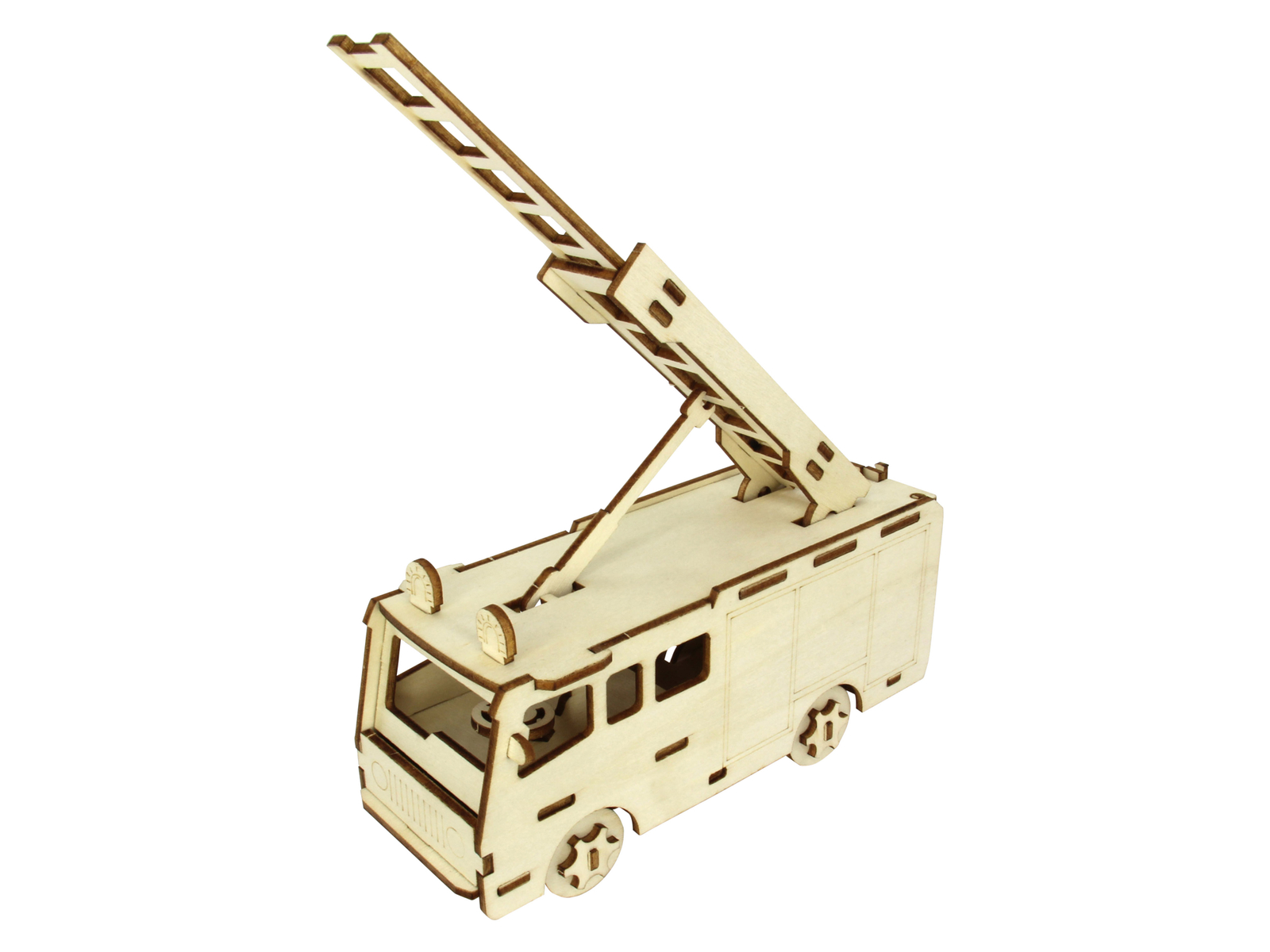 SOL-EXPERT 3D Holz Puzzle Feuerwehrauto