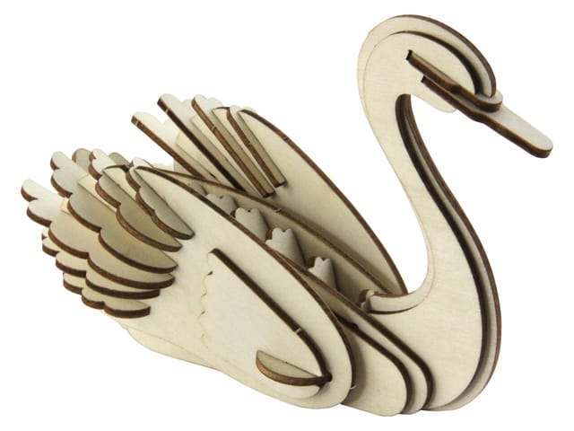 SOL-EXPERT 3D Holz Puzzle Schwan