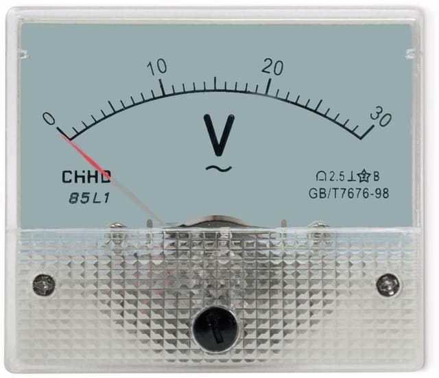 Einbau-Messinstrument, 0...30 V-