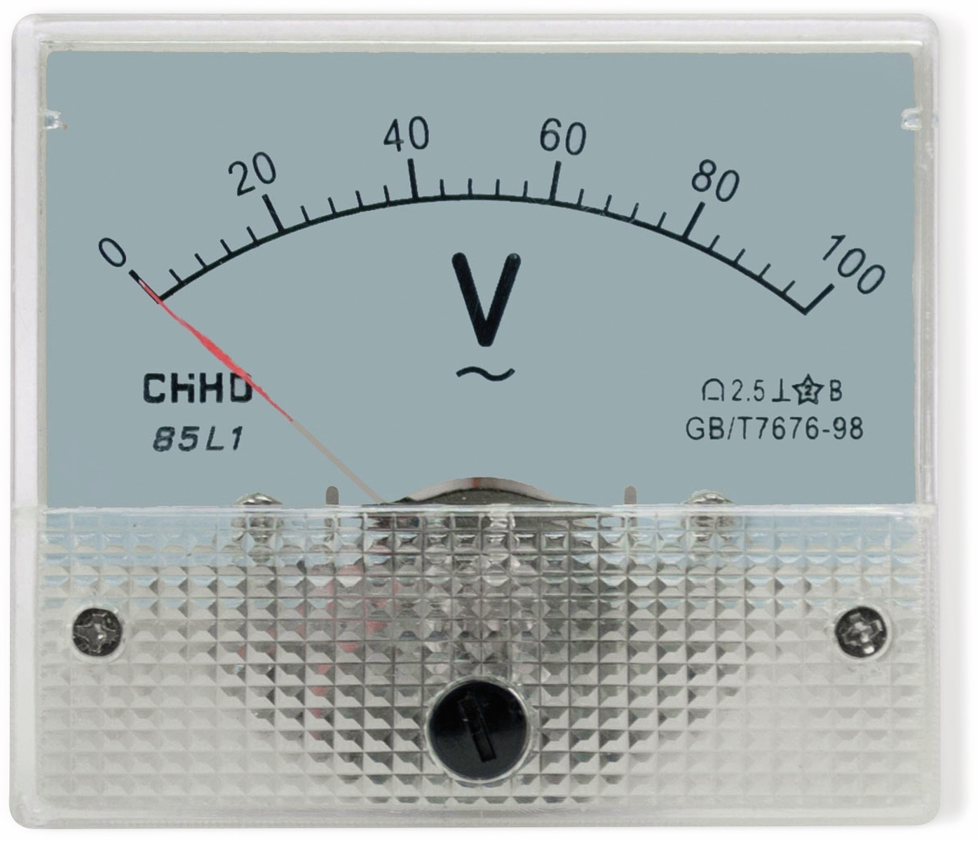 Einbau-Messinstrument, 0...100 V-
