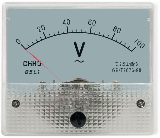 Einbau-Messinstrument, 0...100 V-