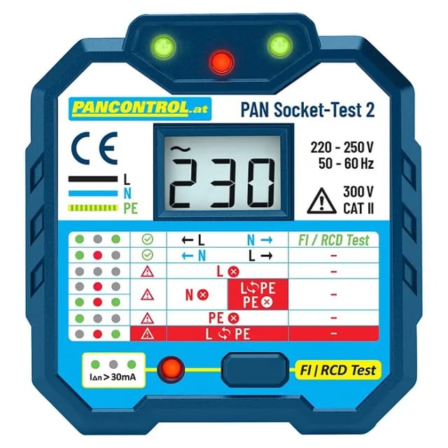 PANCONTROL Steckdosentester PAN Socket-Test-2