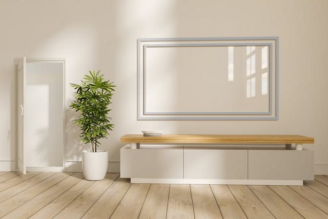 HEXIMO Stuckleiste, 20.4 Meter / 12 Leisten, Flachleisten, XPS Styropor Trockenbau Flachleisten für Wand Deckenabschlussleiste Deckenleisten Styroporleisten für Decken (20.4 Meter HFL 3)
