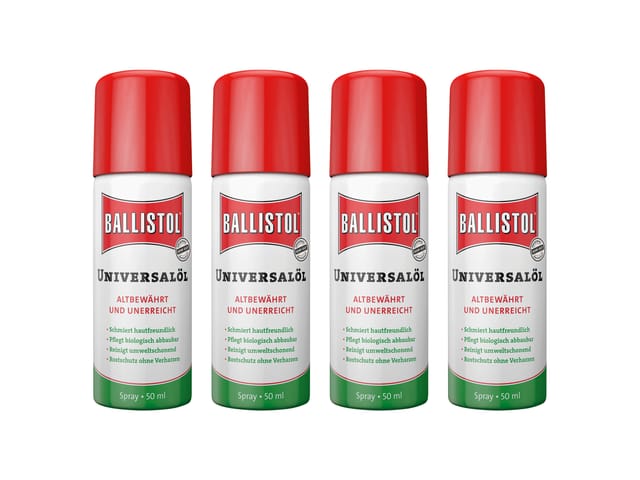 BALLISTOL Universalöl-Spray, 50 ml, 4 Stück