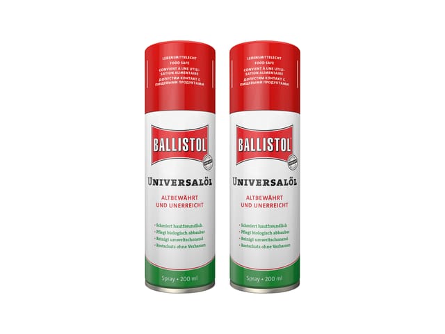 BALLISTOL Universalöl Spray, 200 ml, 2 Stück