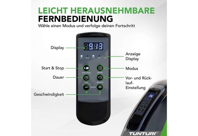 Tunturi Pedaltrainer Mini Bike - Cardio Fit M50 - Heimtrainer - Mit Elektromotor - Pedaltra