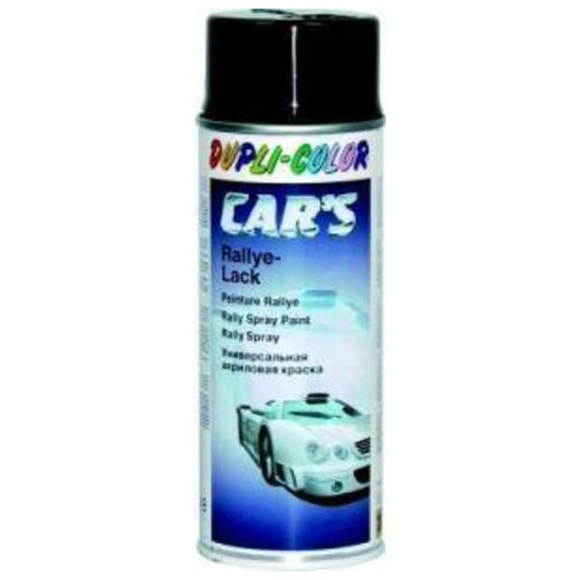 DUPLI-COLOR Sprühfarbe Acryl, schwarz matt, 400 ml