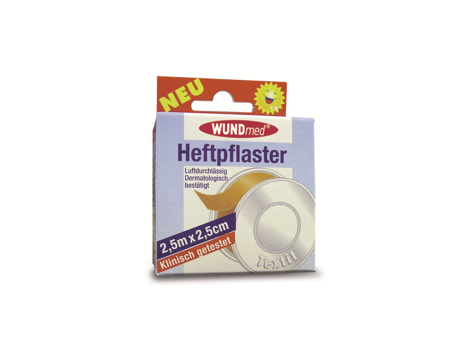 WUNDMED Heftpflaster, 25 mm, 2,5 m