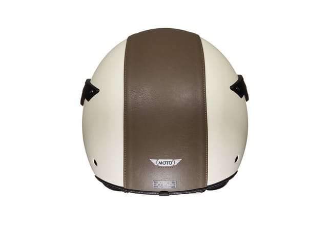 MOTO HELMETS Motorradhelm Jethelm H-44 Vintage Retro, Helm für Motorrad, Roller & Vespa, Schnellverschluss, nur 1050g