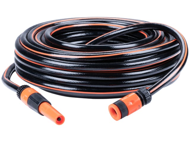 BLACK & DECKER Gartenschlauch mit Schnellanschluss, Ø 13 mm x 25 m