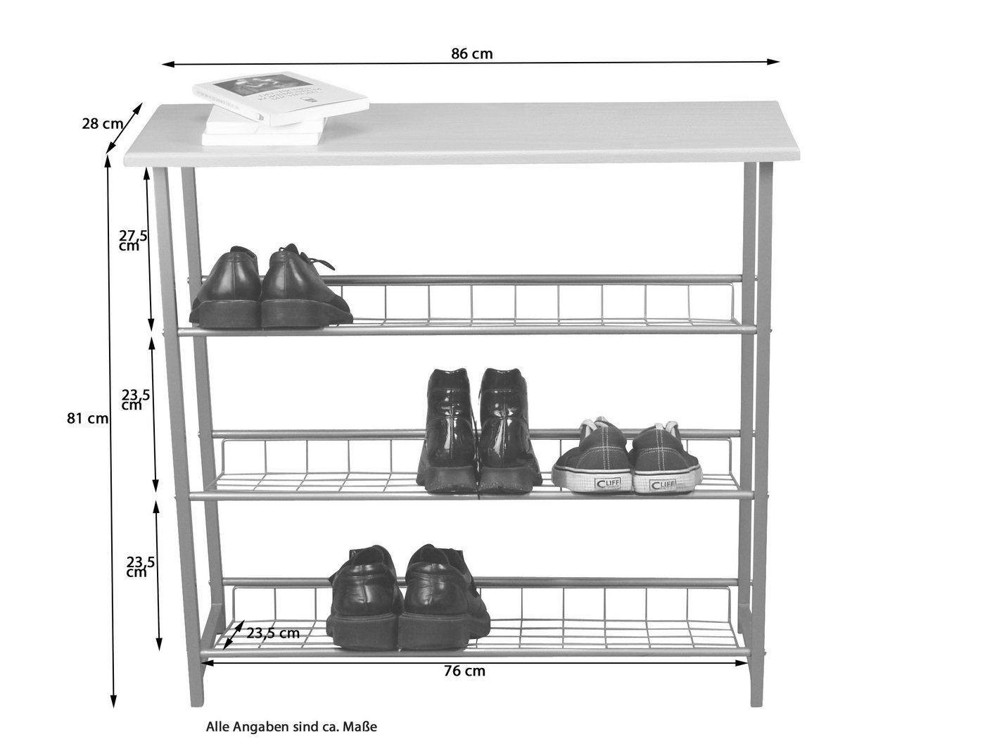 möbel direkt online Schuhregal Regal Bild 2