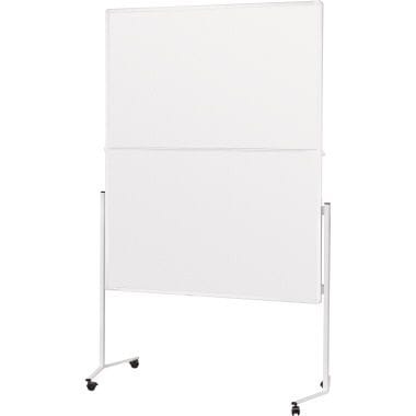 magnetoplan Moderationstafel weißer Rahmen, klappbar, mobil - Karton weiß