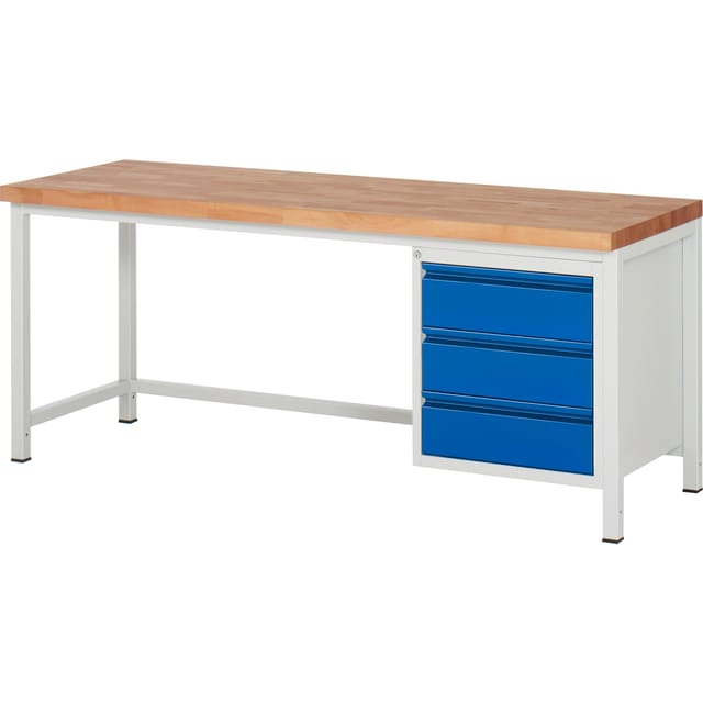 Rau Werkbank Serie Basic 8 Modell 8157, B 150 x H 84 x T 70 cm