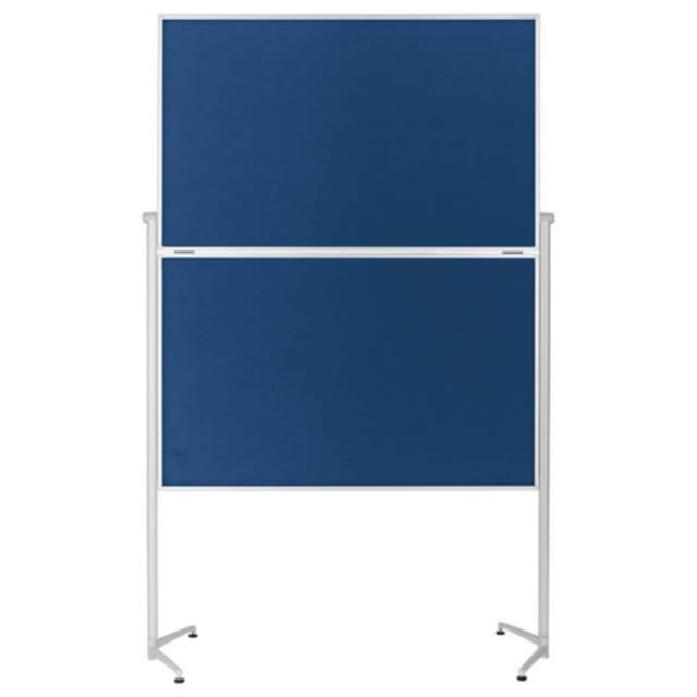 magnetoplan Moderationstafel evolution plus, klappbar - Filz blau