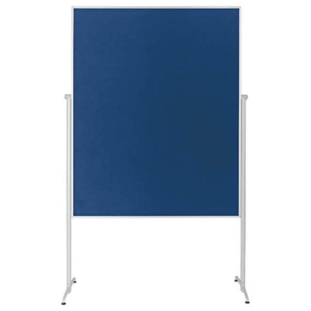magnetoplan Moderationstafel evolution plus, einteilig - Filz blau