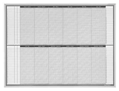 magnetoplan Personal- und Projektplaner 1200 x 900 mm