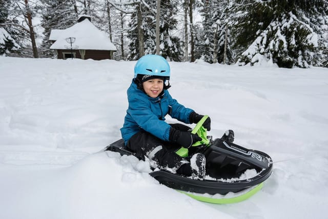 STIGA Snow Power mit Bremse schwarz/grün
