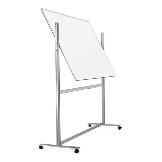 magnetoplan ferroscript-Schreibtafel mobil, drehbar - 1800 x 1200 mm