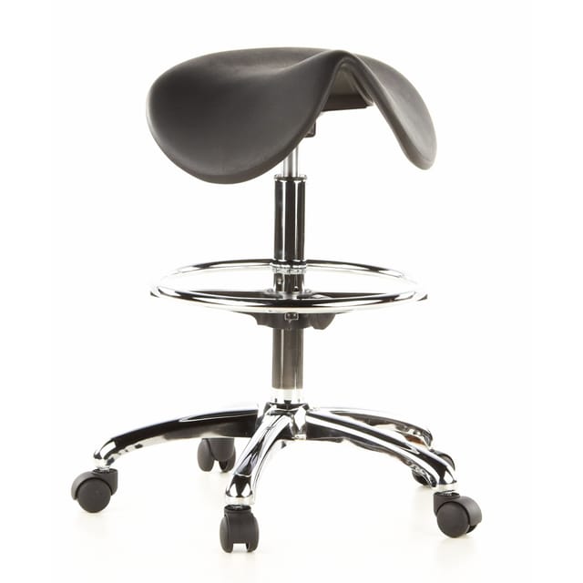 hjh OFFICE Sattelhocker TOP WORK 13 Hartschaum ohne Armlehnen