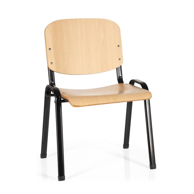 hjh OFFICE Vierfußstuhl XT 600 SW H Holz