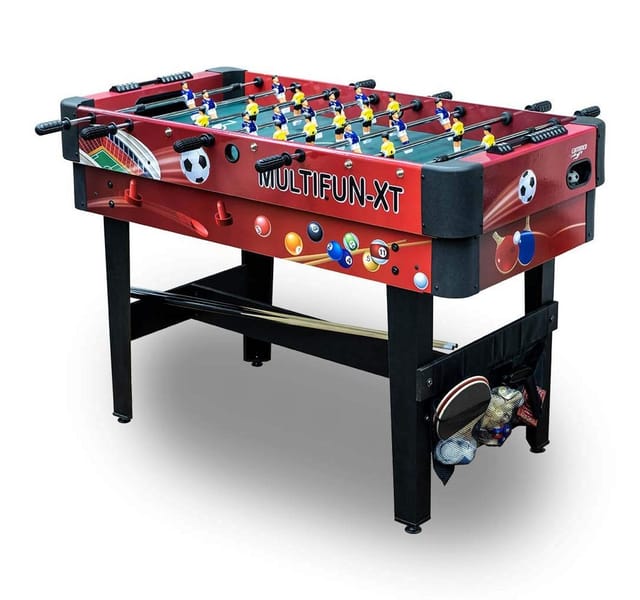 Carromco MULTIFUNKTIONSTISCH MULTIFUN-XT, 14in1, TELESCOPSTANGEN