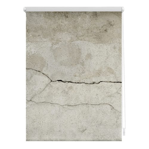 Lichtblick Rollo Klemmfix, ohne Bohren, blickdicht, Beton - Grau