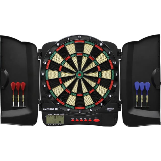 Carromco ELEKTRONIK DART KABINETT PANTHERA-301, 4-LOCH ABSTAND
